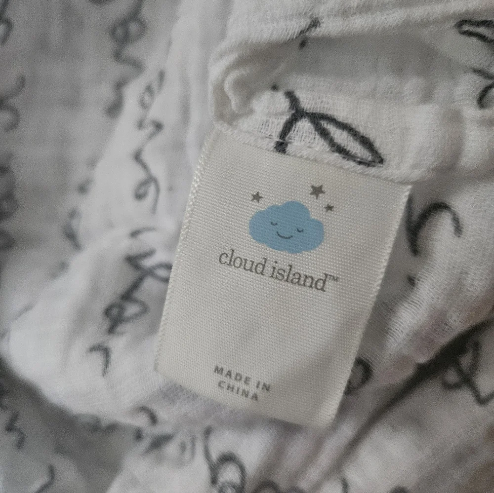 cloud island muslin swaddle